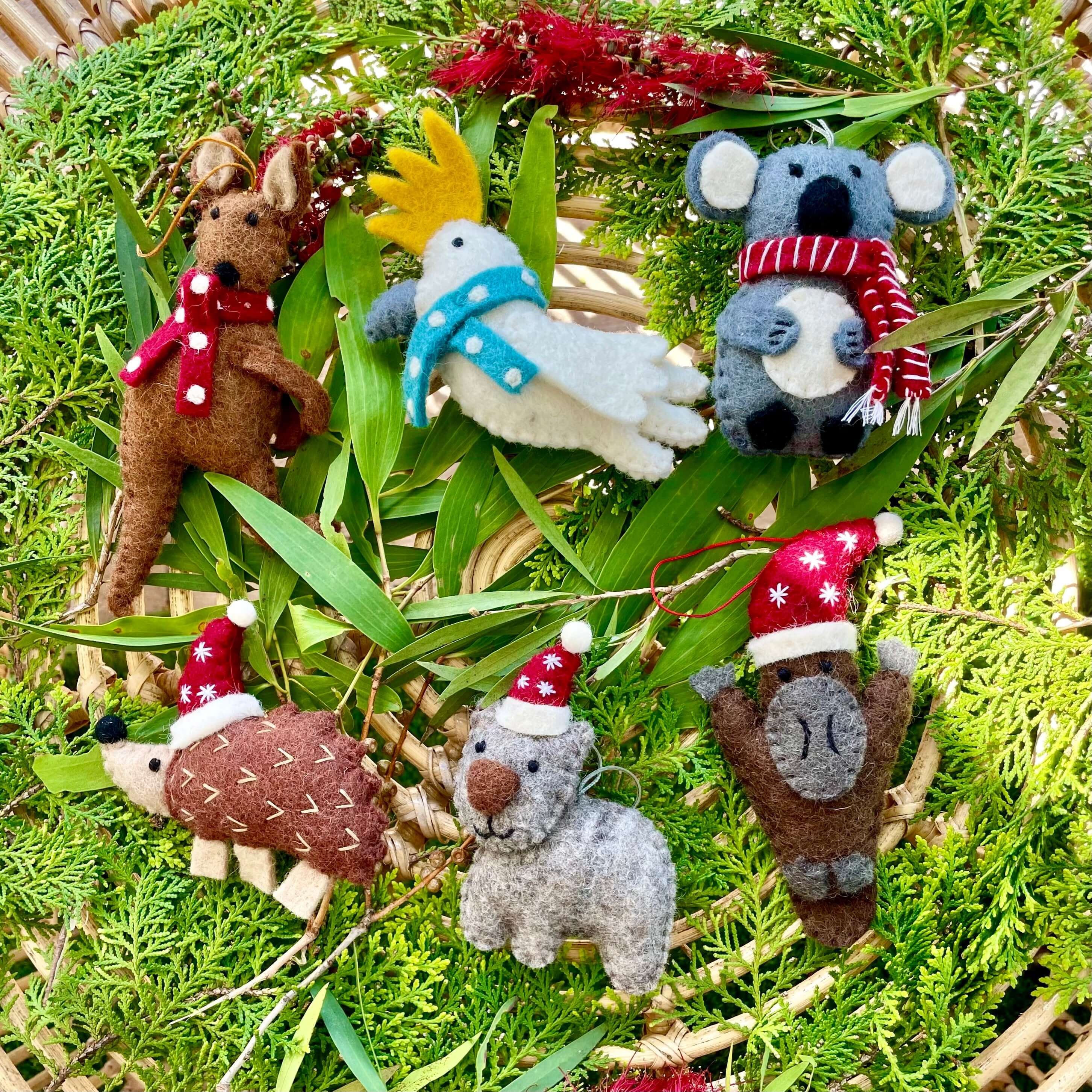 Aussie Animal Ornaments