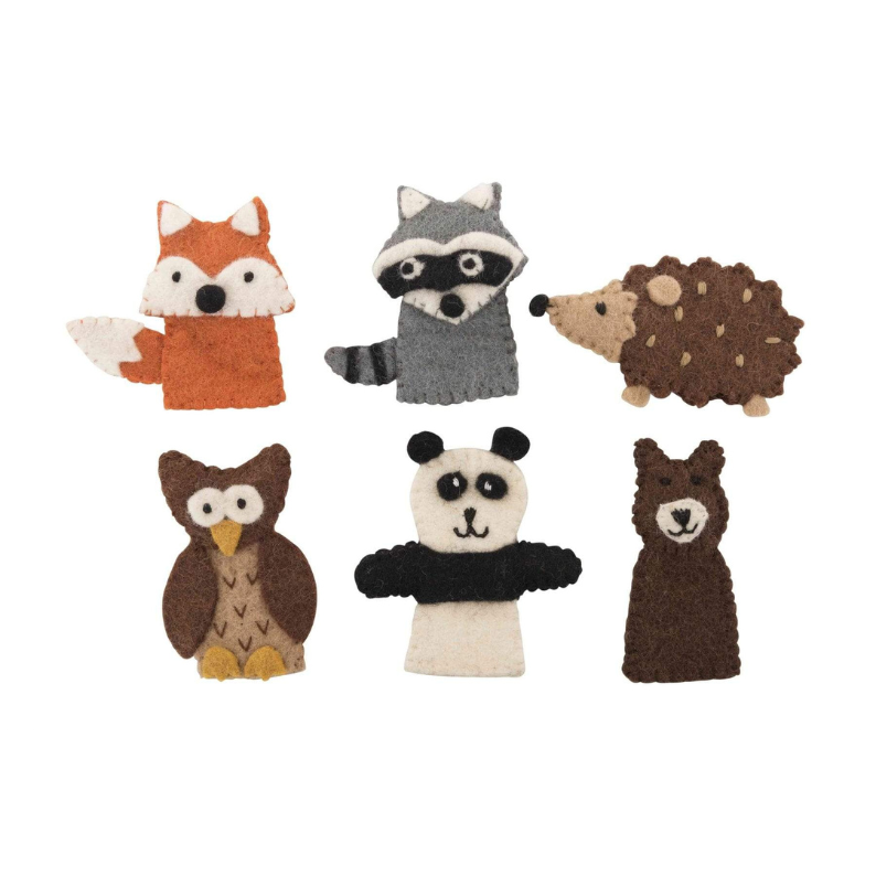 Woodland Finger Puppets