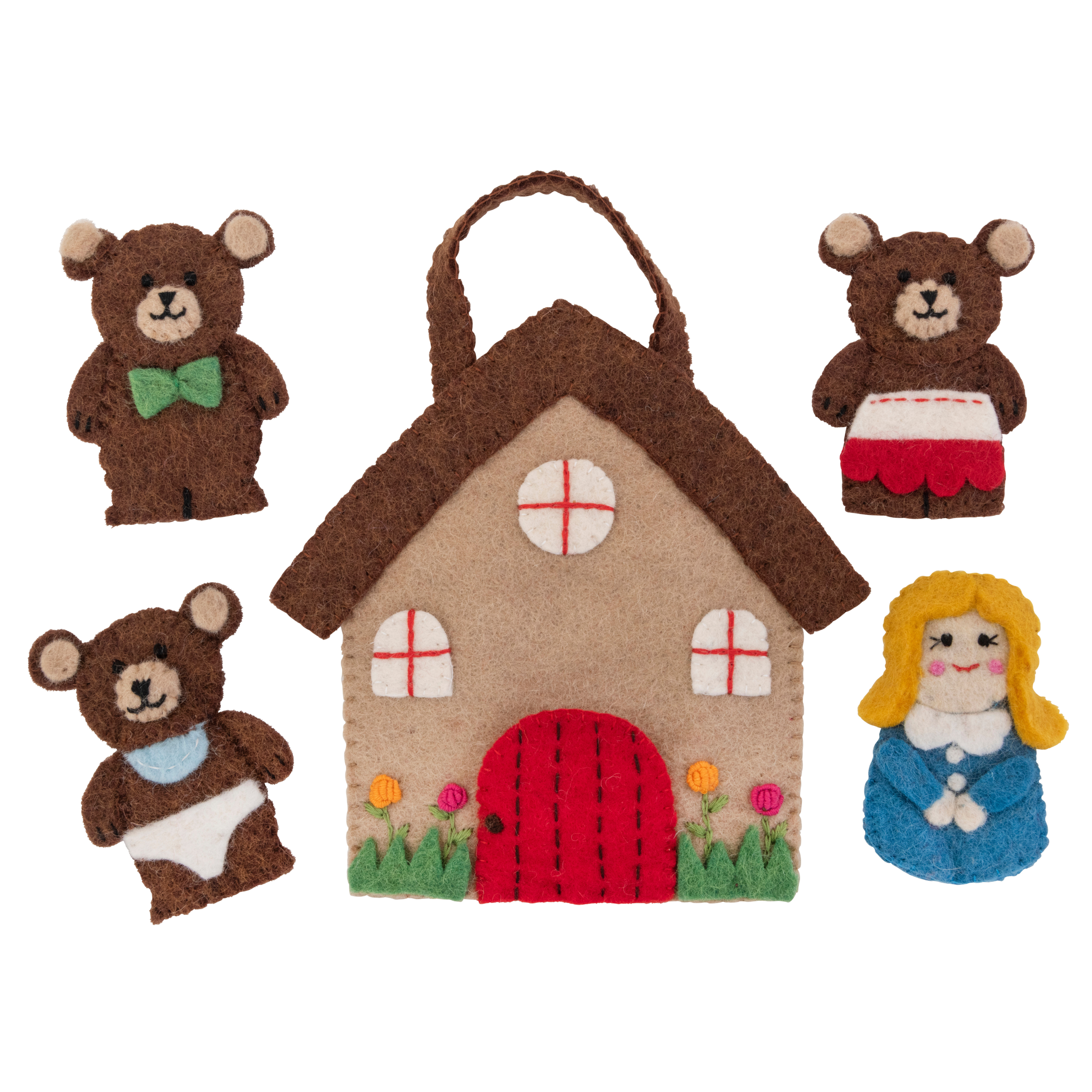 Goldilocks Puppet Bag