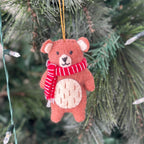 Scarf Bear Ornaments