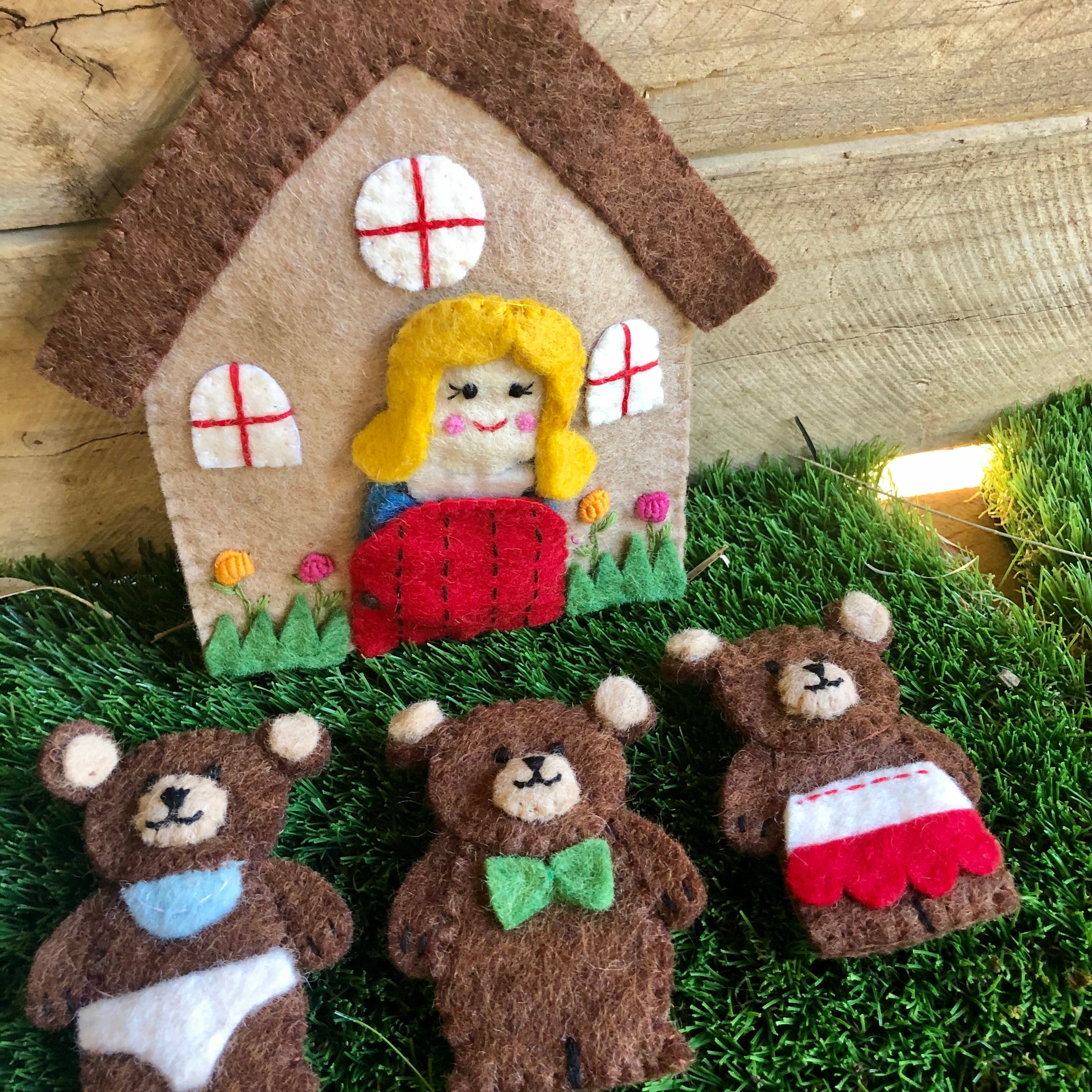 Goldilocks Puppet Bag