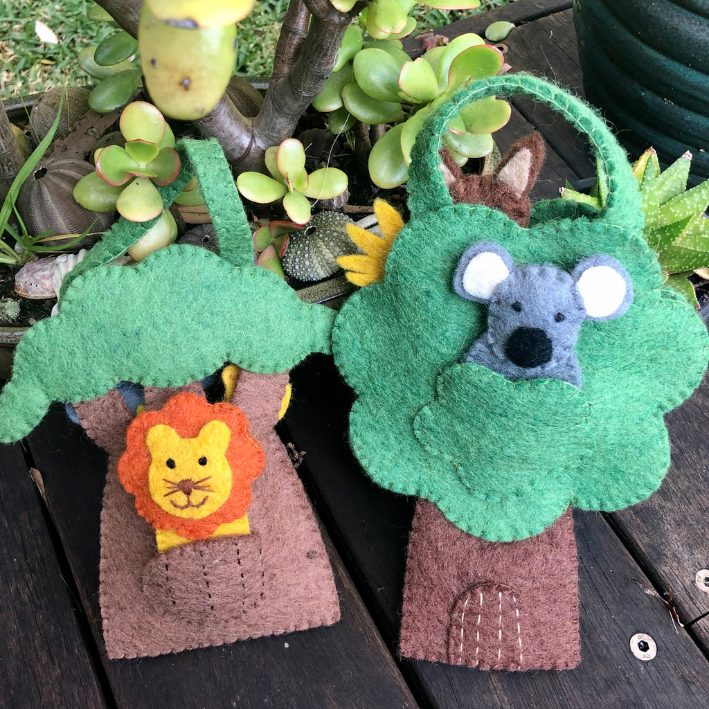 African Puppet Play Bag