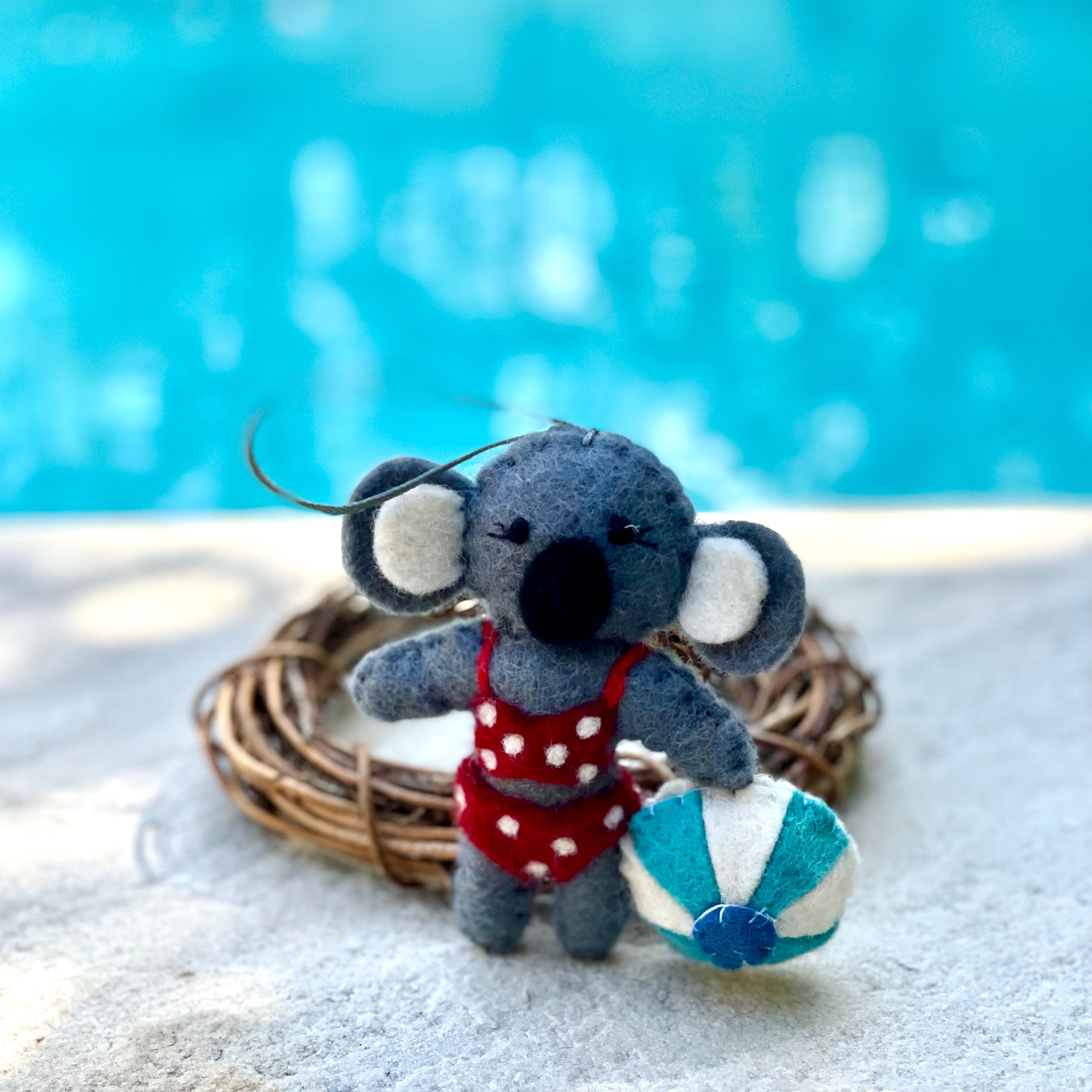 Surfing Koala Ornaments