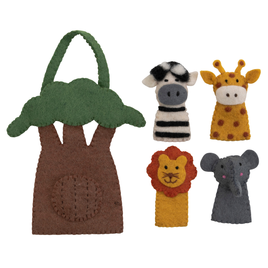 African Puppet Play Bag