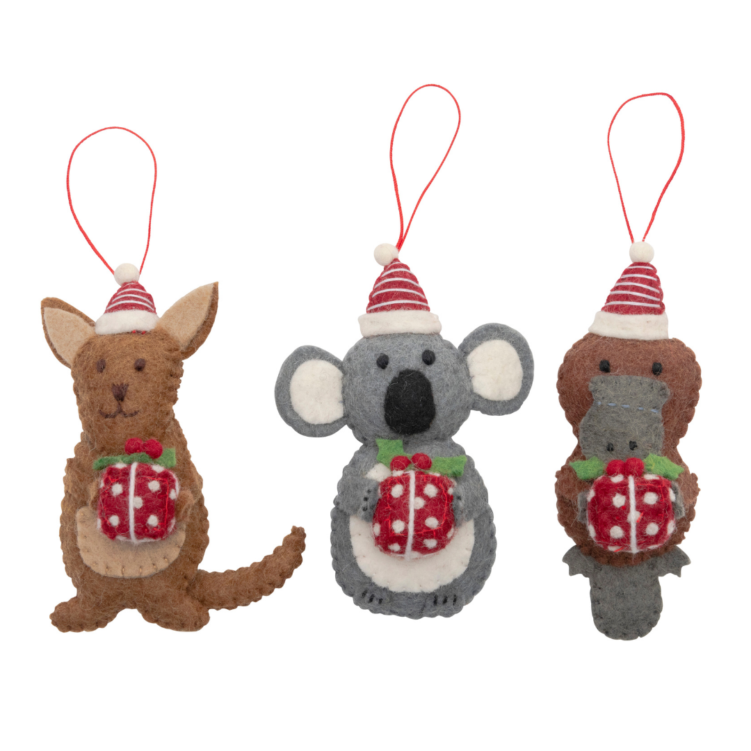 Aussie Animal Ornaments