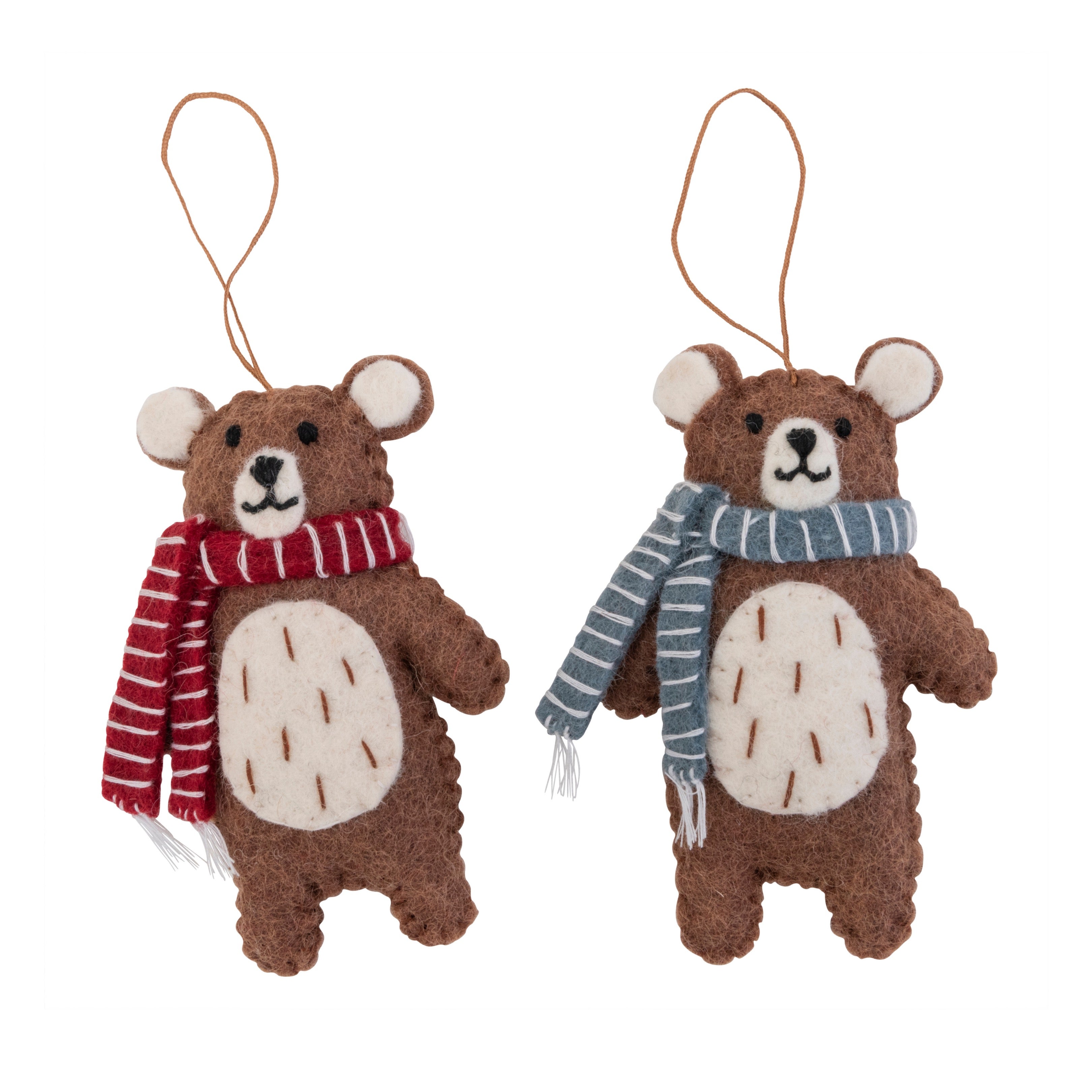 Scarf Bear Ornaments