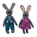 Grey Bunny Dolls
