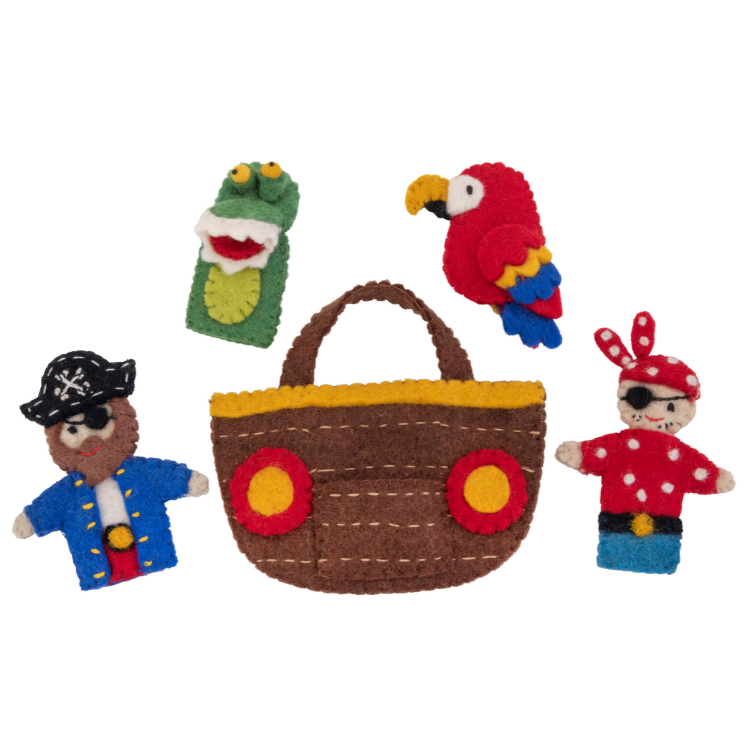 Pirate Puppet Play Bag