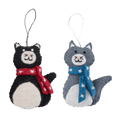Scarf Cat Ornaments