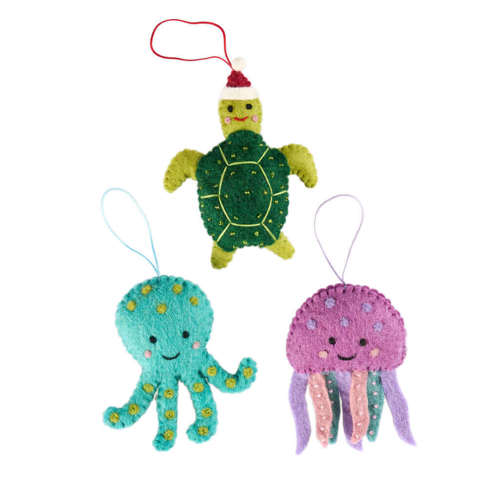 Sea Creature Ornaments