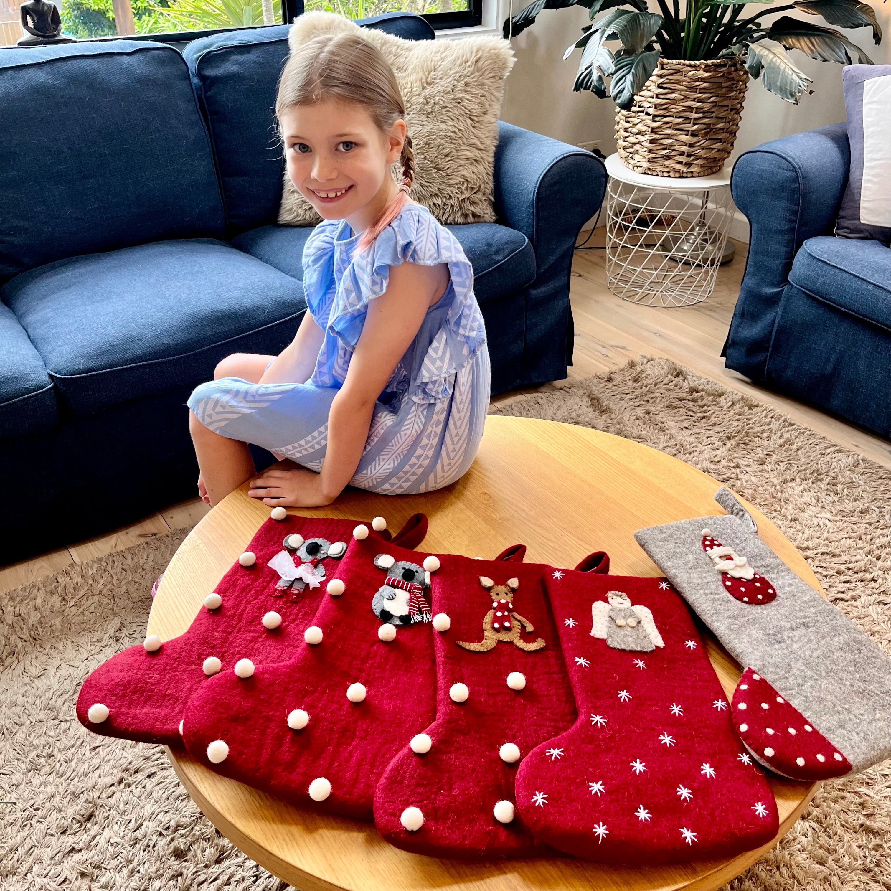 Angel Christmas Stocking