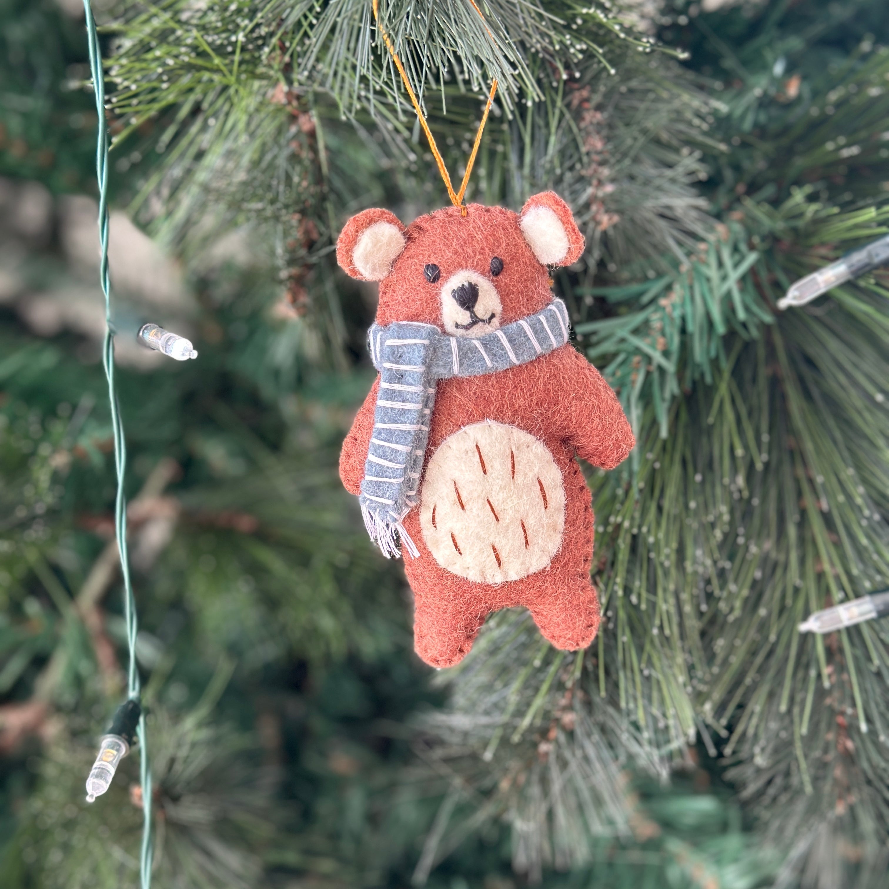 Scarf Bear Ornaments