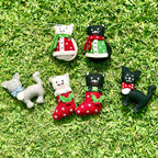 Bow Cat Ornaments