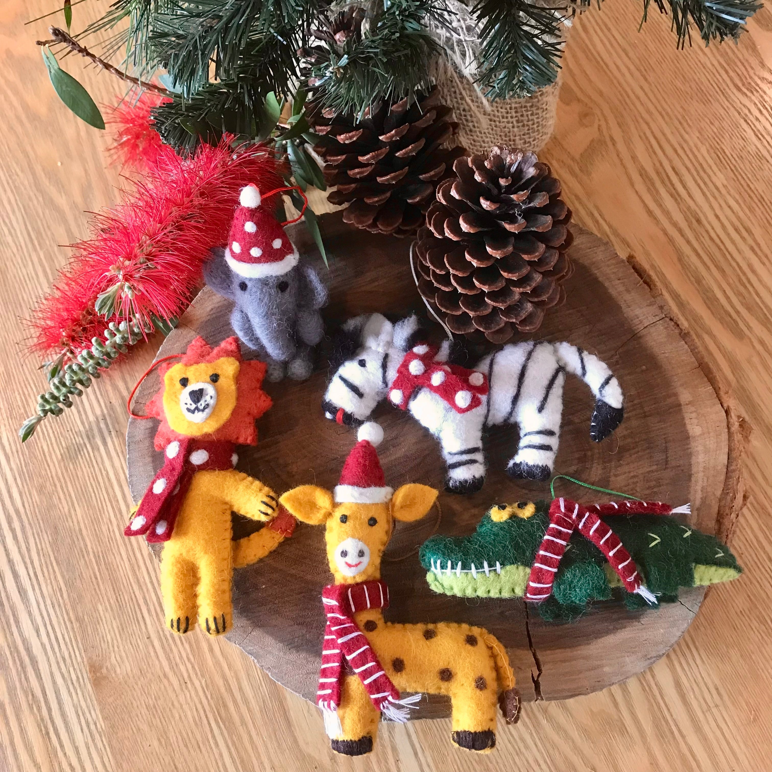Safari Animal Ornaments
