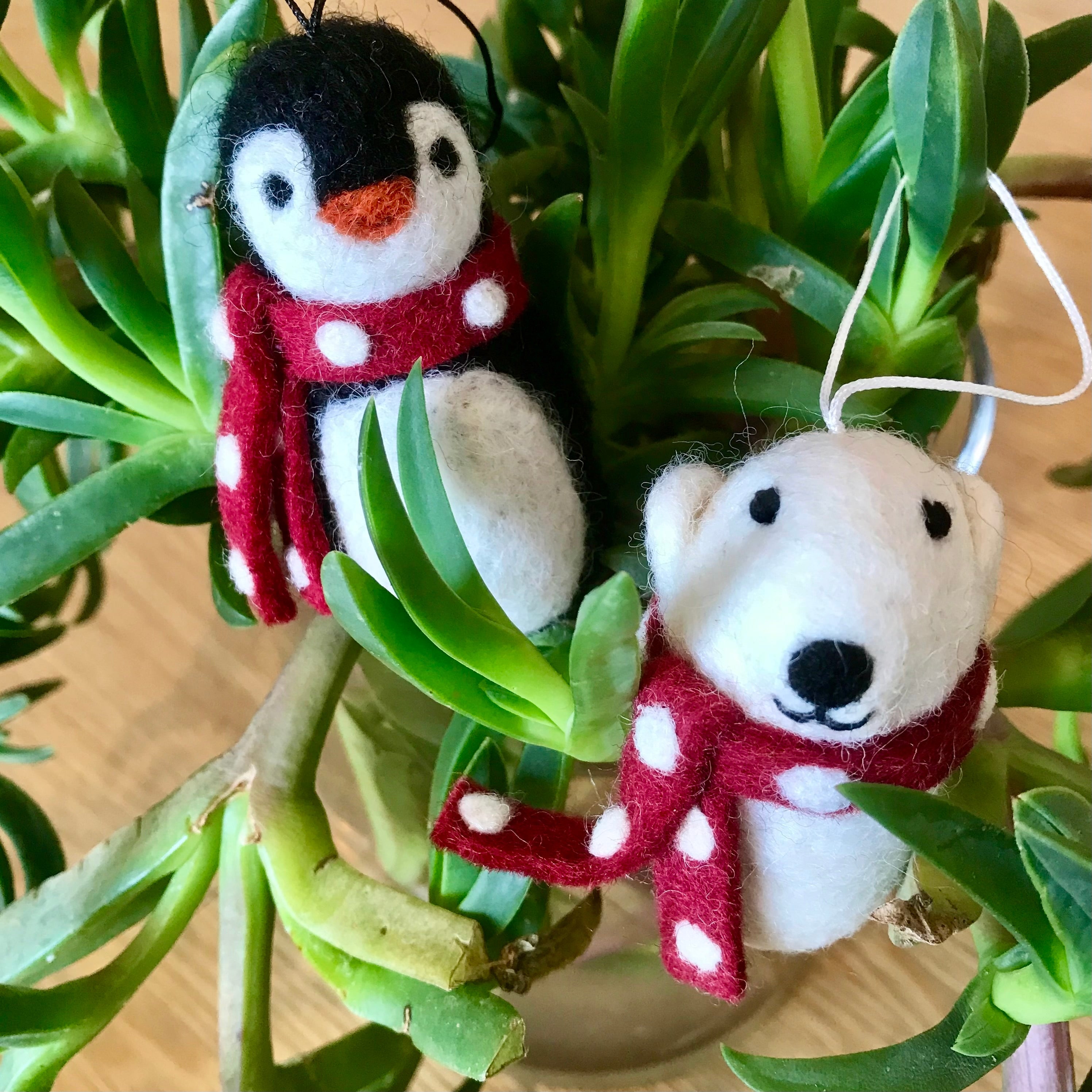Polar Animal Ornaments