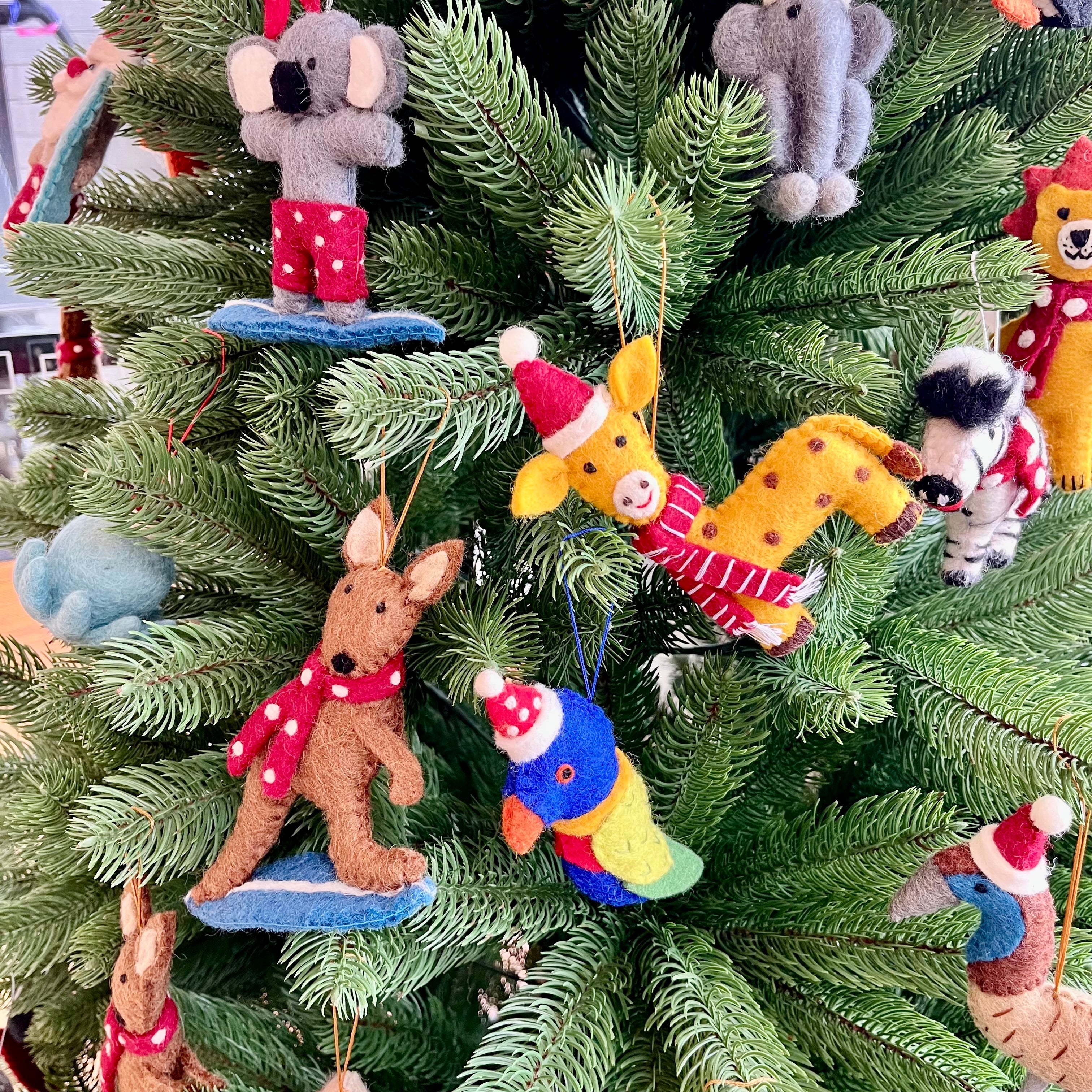 Safari Animal Ornaments