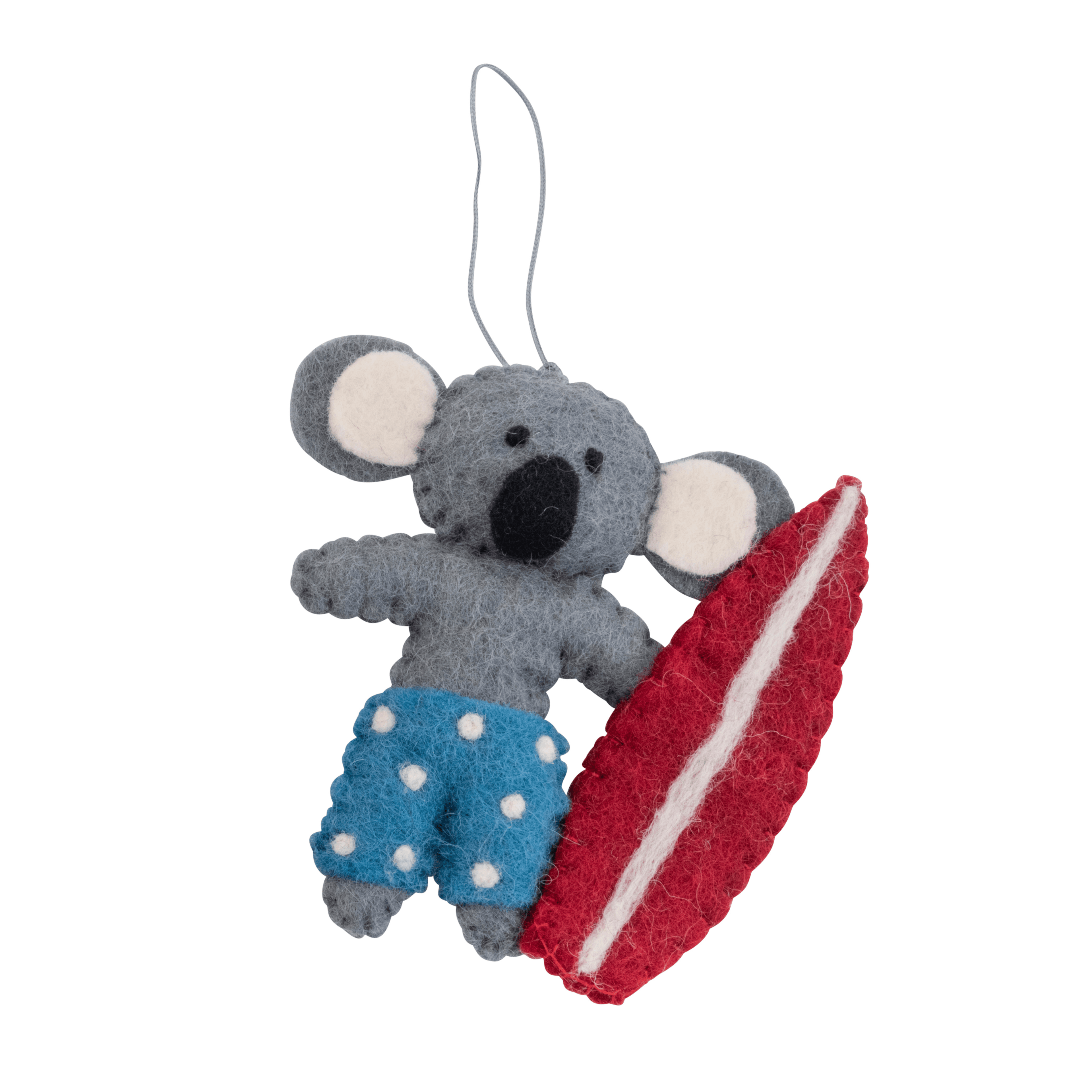 Surfing Koala Ornament