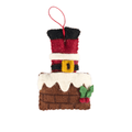 Chimney Santa Ornament
