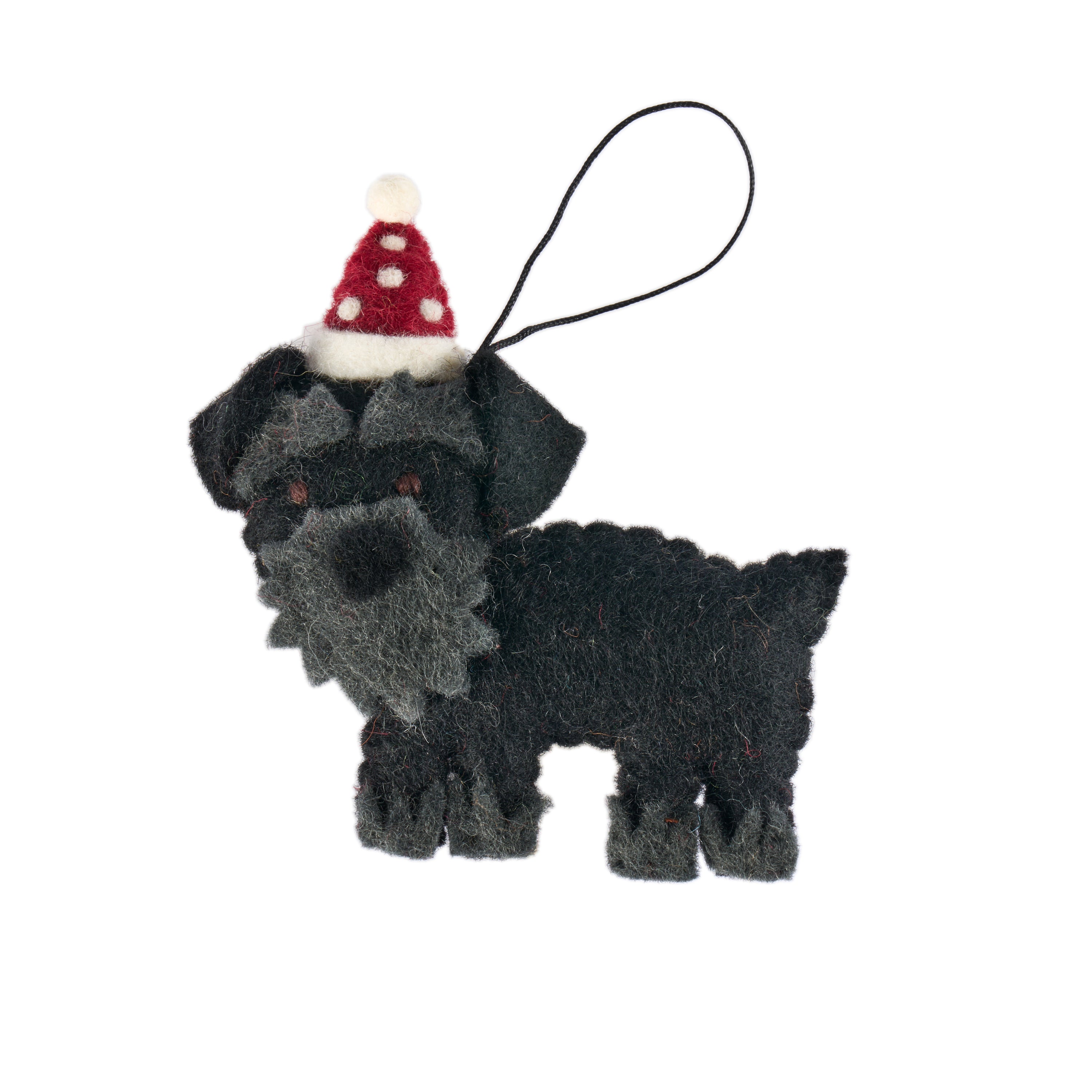 Black Schnauzer Ornament