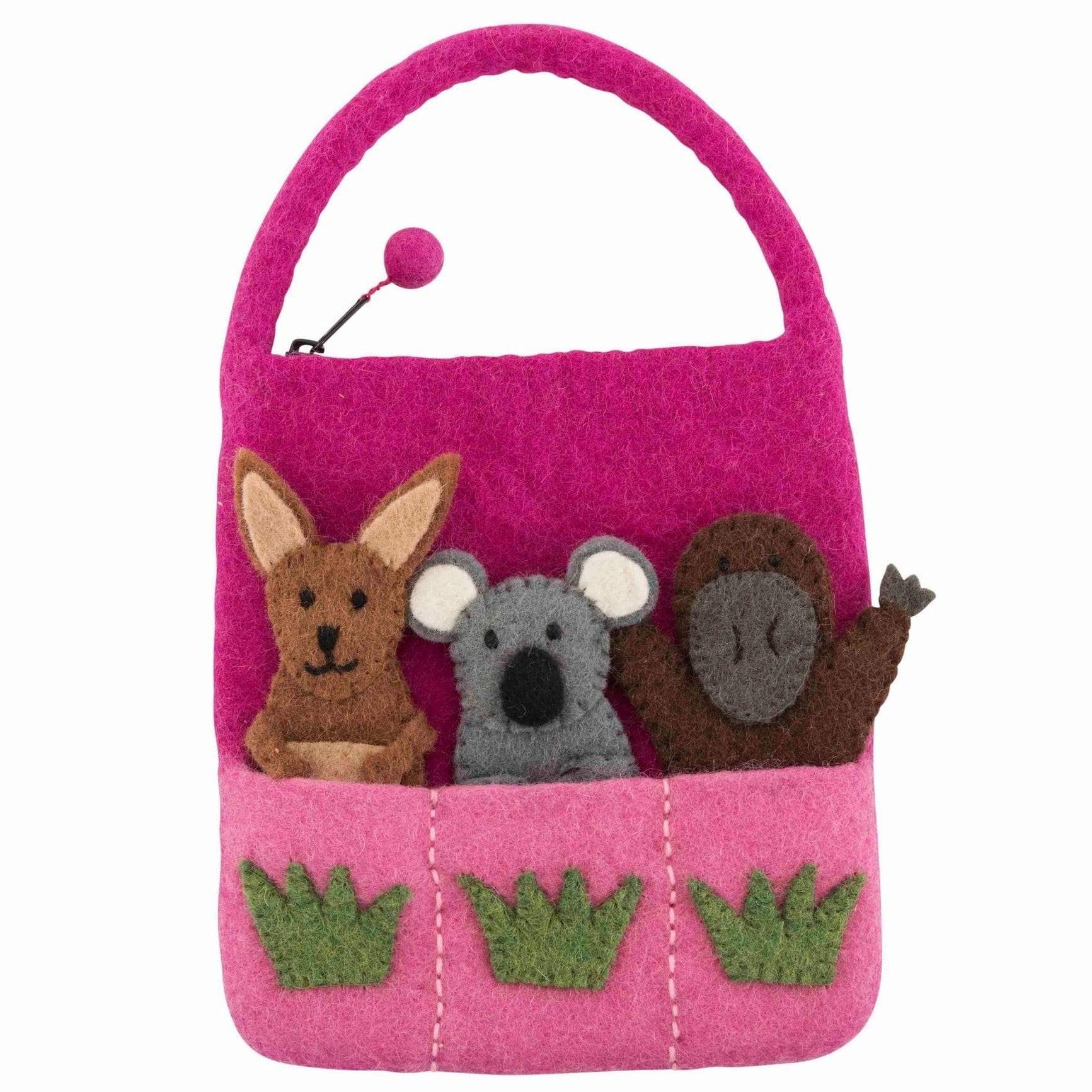 Aussie Puppet Play Bag