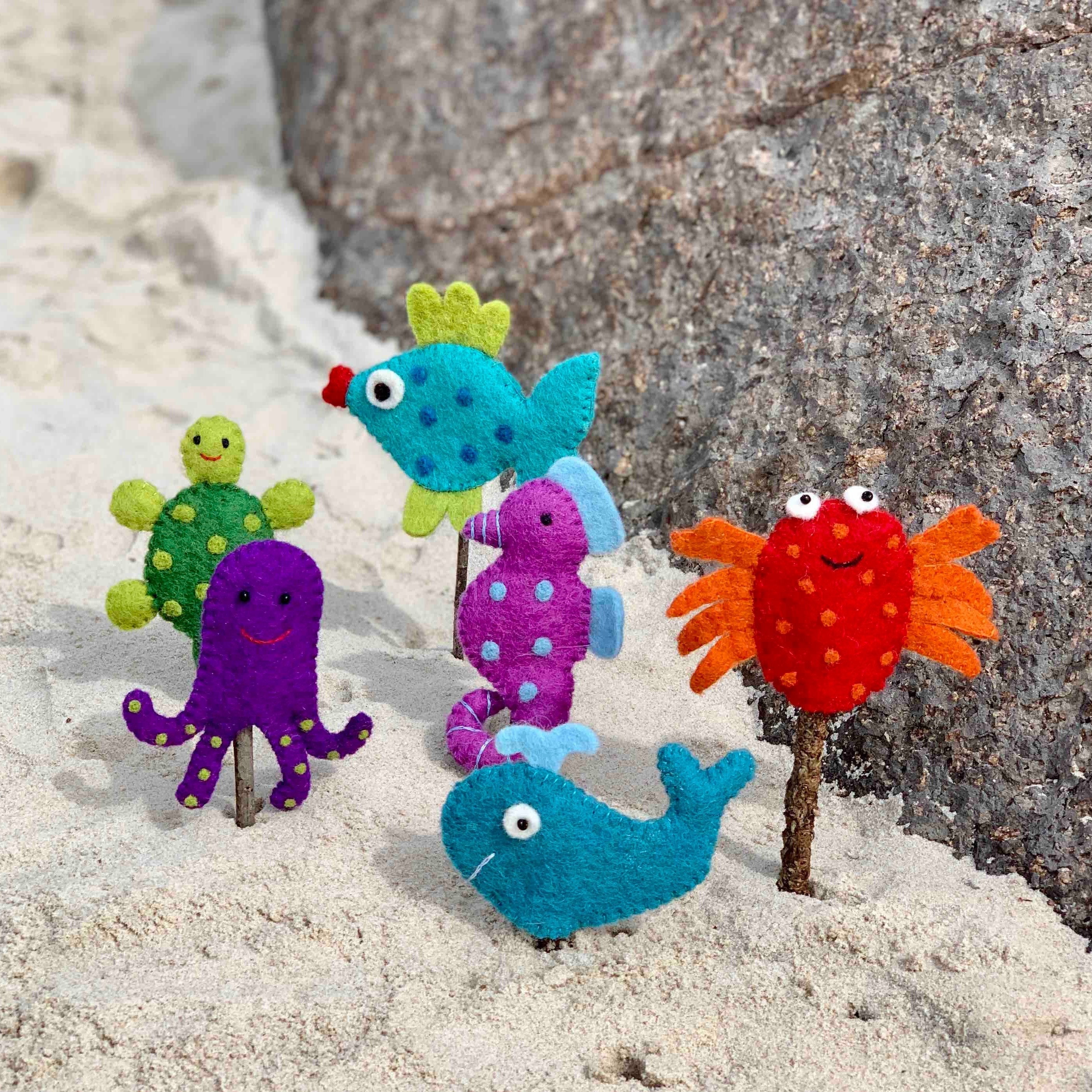 Sea Creature Puppets